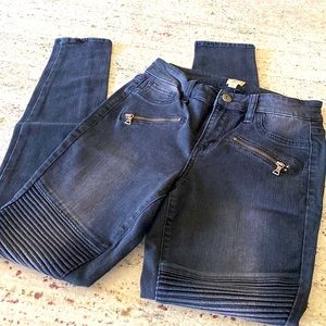True Craft - Black Moto Jeans
